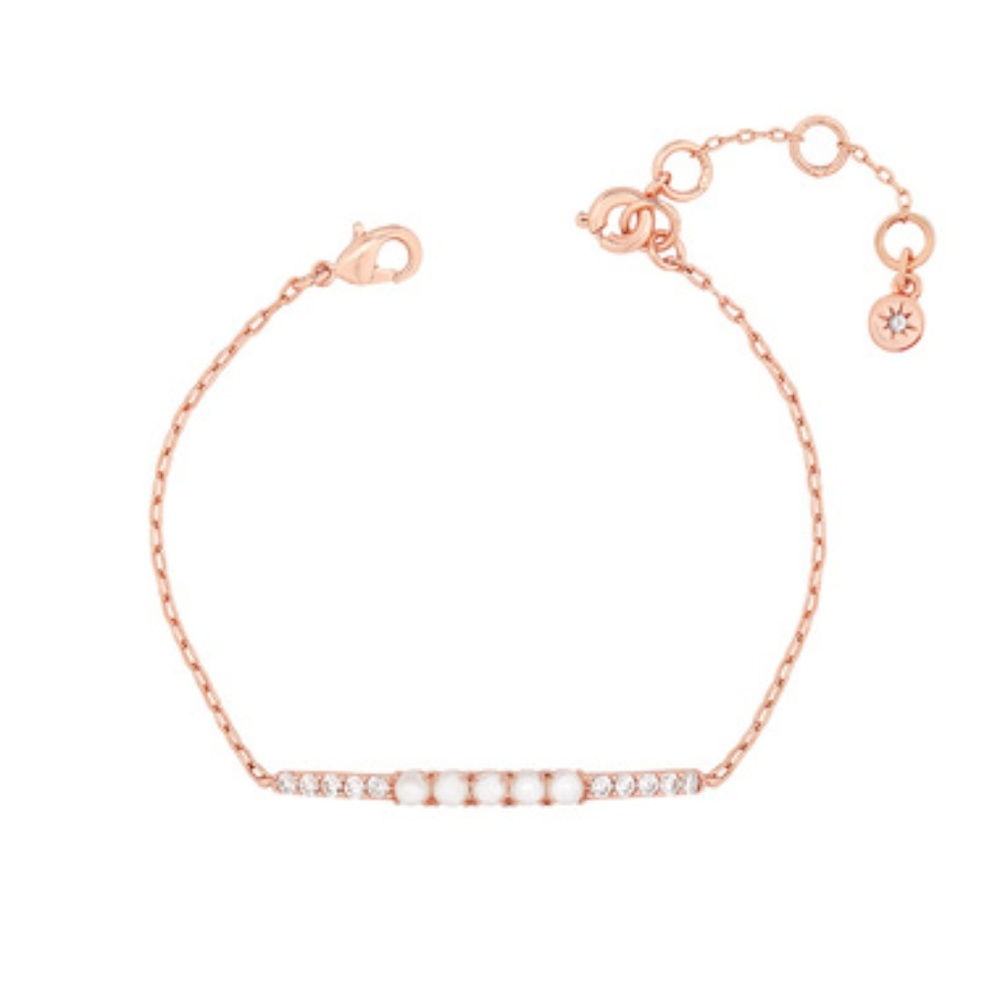 Chloe + Isabel Petits Bijoux Pavé + Pearl Bracelet